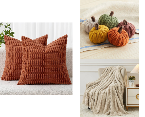 Cozy & Stylish Fall Decor Ideas | Autumn Home Inspiration cover photo collage