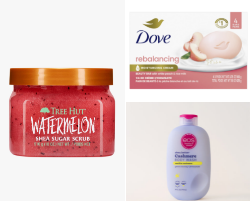 The best everything shower products! cover photo collage