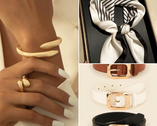 Elegant accessories ✨ cover photo collage