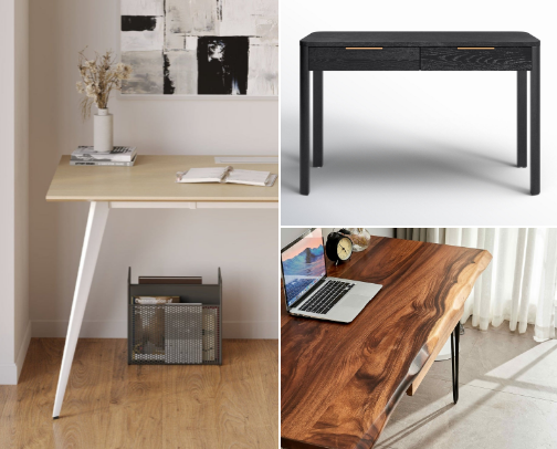 Modern Home Office Desks For Under $500 cover photo collage