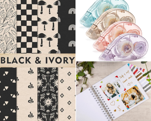 Best scrapbook supplies from Amazon/Michaels cover photo collage