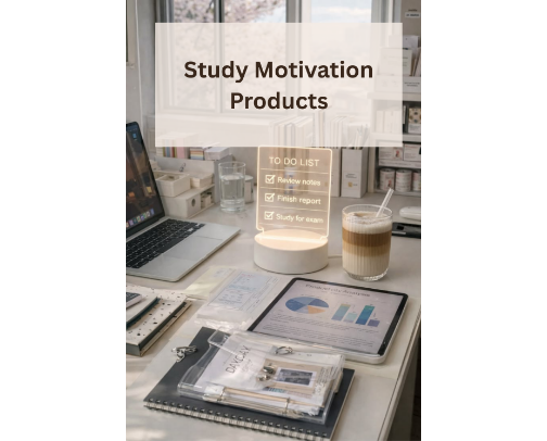 Study Motivation Products cover photo collage