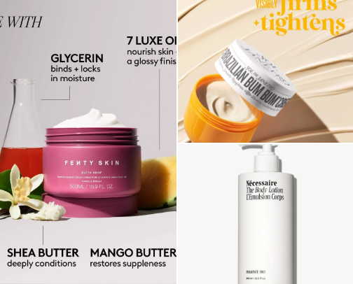 glow up essentials ✨ cover photo collage