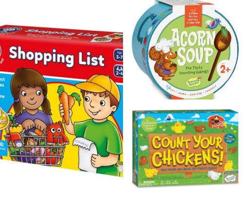 Board Games for Tiny Toddler Hands cover photo collage