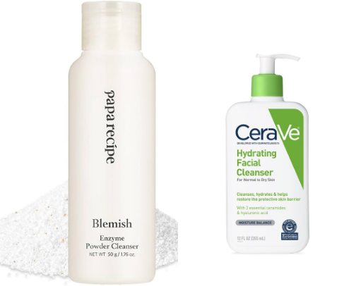 Face cleanser cover photo collage