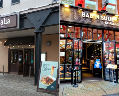Family friendly restaurants cover photo collage