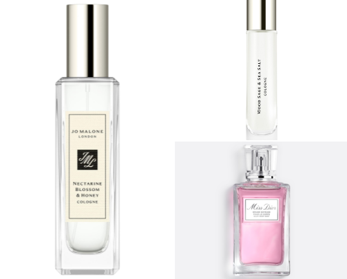 Fragrance and Body mist cover photo collage