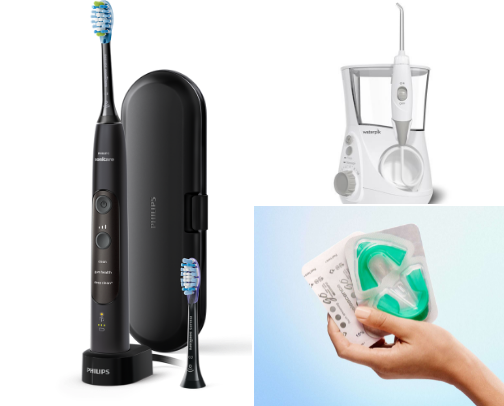 Dental Hygienist approved items cover photo collage