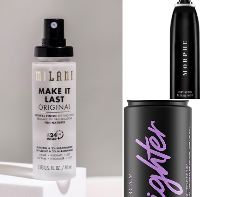 Highly recommended Setting Sprays cover photo collage