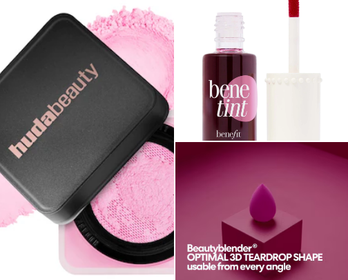 SkinCare and  MakeUp cover photo collage