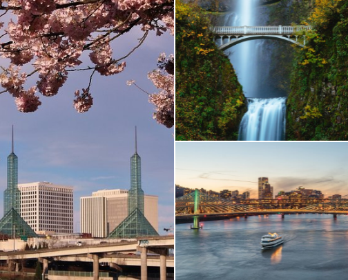 Portland Travel Guide cover photo collage