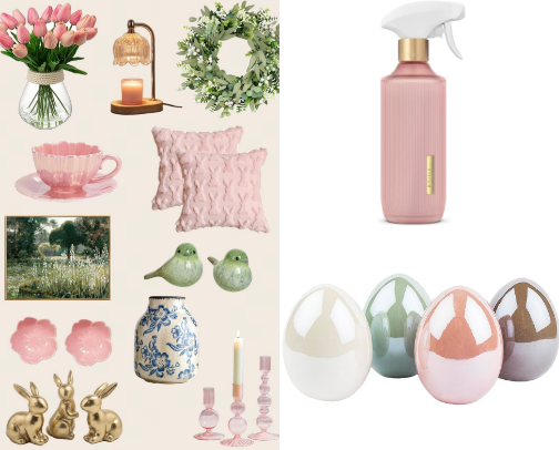 Cute Spring Home Decor Finds from Amazon 🌷 cover photo collage