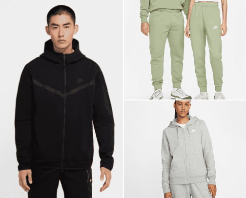 Sport clothes cover photo collage