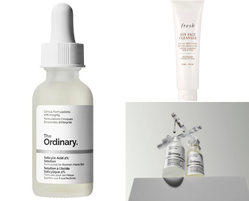 Skincare cover photo collage