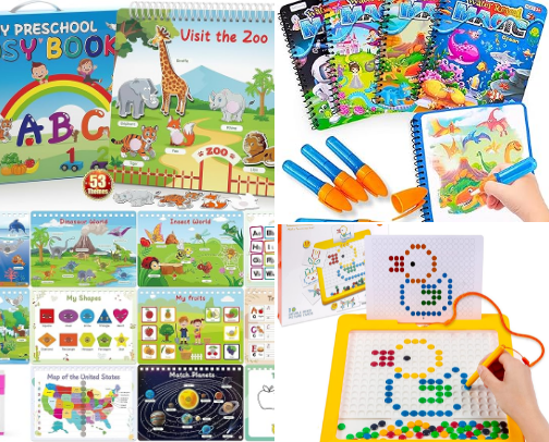 Activities That Keep My Kids Busy (Minimal Effort Edition) cover photo collage