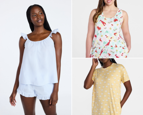 My favorite summer pajamas cover photo collage