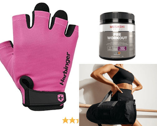 MY GYM BAG ESSENTIALS cover photo collage