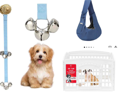 Puppy favorites cover photo collage