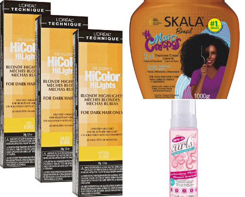 for my curly hair girls cover photo collage