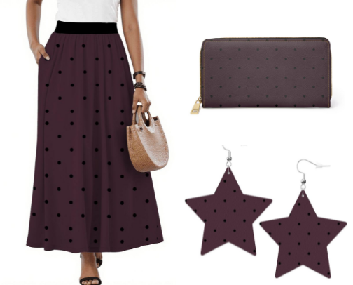 Polka dots 💙Native Berry Monochrome cover photo collage
