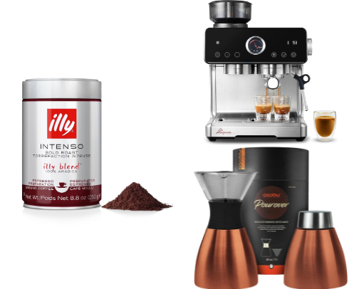 For the Love of Coffee cover photo collage