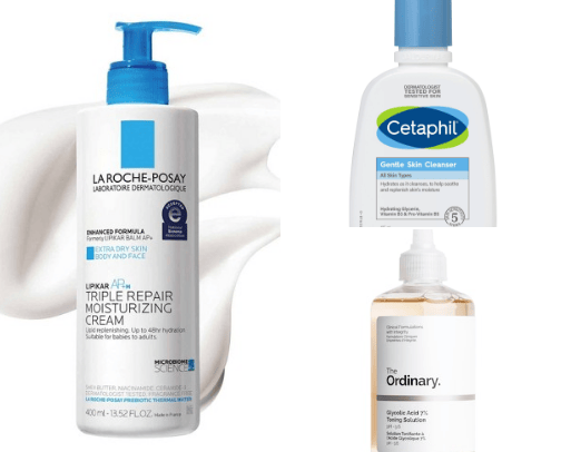 Skincare favs cover photo collage