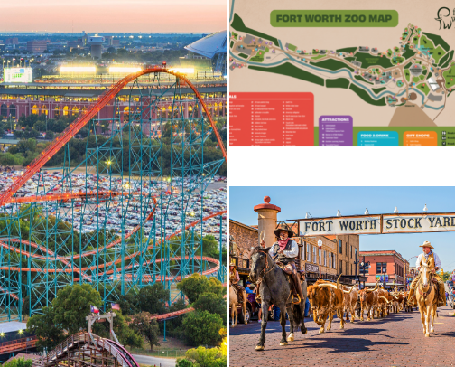 Activities to do in the dfw area cover photo collage