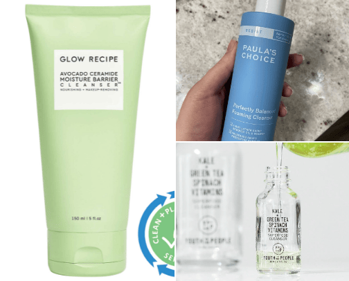 Skincare for day and night cover photo collage