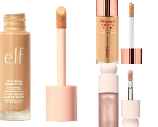 My Holy Grail And Viral Glowy Makeup Routine For Dry Skin That Actually Works! MUST HAVE RECOMMENDED PRODUCTS cover photo collage