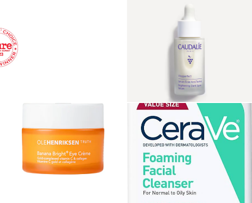 Favorite Skincare cover photo collage