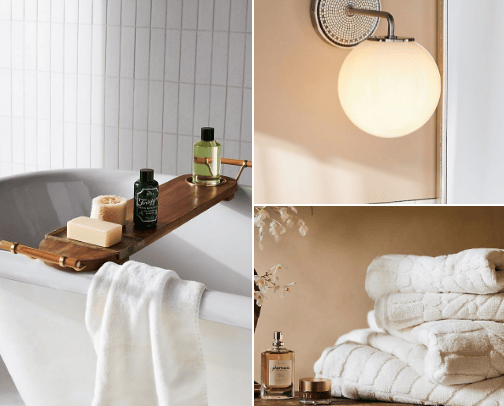 Transform Your Bathroom into a Luxurious Sanctuary cover photo collage