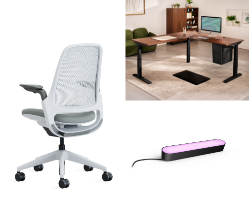 Home Office & Desk Setup Essentials for Remote Workers cover photo collage