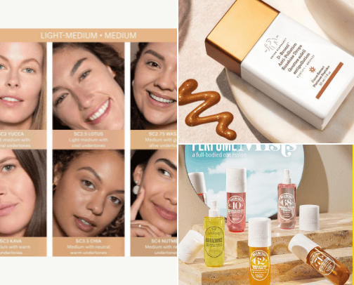 Beauty and Skin Care cover photo collage