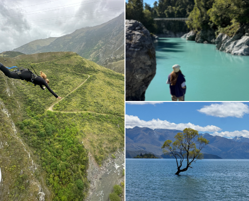 can't-miss stops on the south island, new zealand road trip cover photo collage