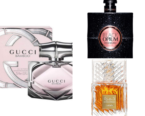 My Favorite Perfume Women cover photo collage