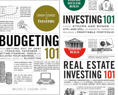 GET RICH BOOKS!🤑 cover photo collage