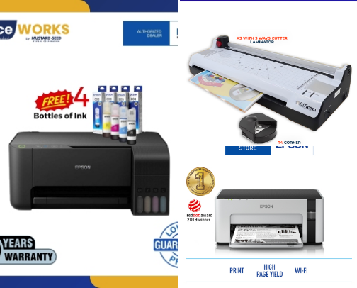 Epson Printer for all cover photo collage