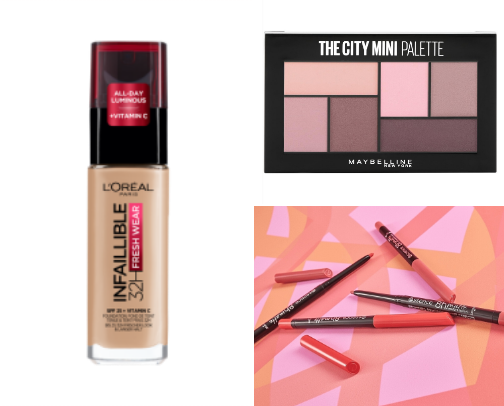 Every product you need for a snatched make up look💅 cover photo collage