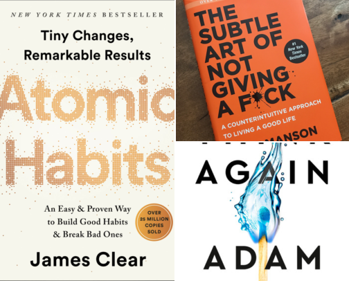I Rolled My Eyes at Self-Help Books Until These Changed My Mind cover photo collage