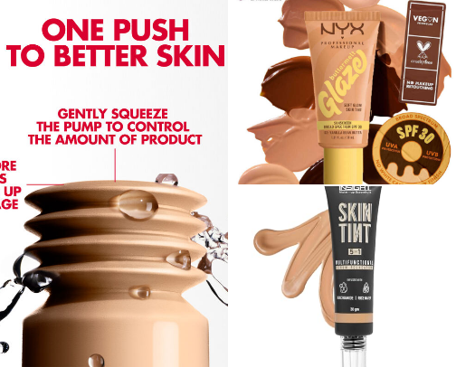 Soft Glam Makeup Faves cover photo collage