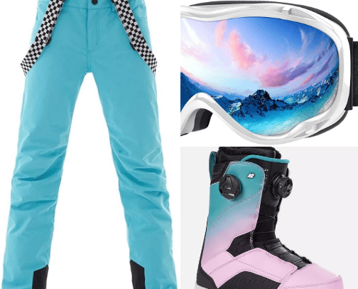 Snowboarding Wear & Gear cover photo collage