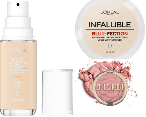 DRUGSTORE MAKEUP cover photo collage