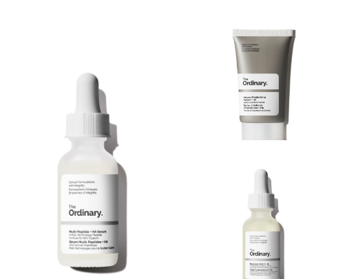 THE ORDINARY ✨ Affordable, innovative, transformative. cover photo collage