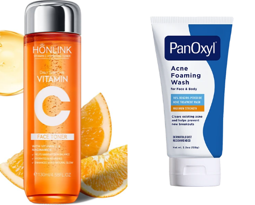 Hormonal acne clear skin musts cover photo collage