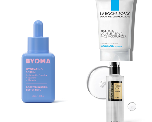 💄Beauty products I SWEAR by (for combination skin and dry hair) cover photo collage