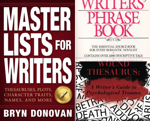 Books for (aspiring) authors cover photo collage