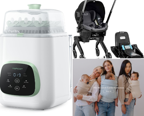 Most Used Baby Items cover photo collage