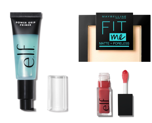 Affordable makeup products for dry skin💗 
(My personal favourites) cover photo collage