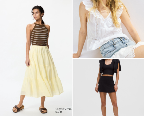 FASHION SKIRT for women cover photo collage
