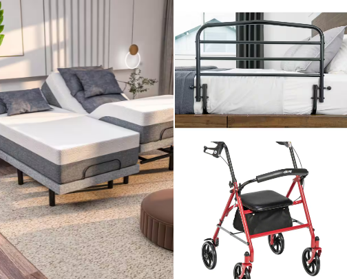 Homecare for elderly cover photo collage